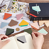 Olycraft 12Pcs 12 Colors Imitation Leather Page Corners AJEW-OC0004-42-3