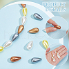   100pcs 5 style ABS Plastic Imitation Pearl Beads KY-PH0001-94-4