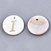 Natural Freshwater Shell Pendants SHEL-N027-04I-1