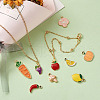 Craftdady Alloy Enamel Pendants ENAM-CD0001-06-8