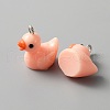 Opaque Resin Pendants RESI-WH0029-12P-05-2