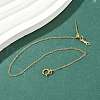 Brass Cable Chains Bracelets for Women BJEW-Z102-01G-3