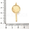 Brass Micro Pave Cubic Zirconia Pendants KK-U076-04G-03-3