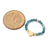 Natural Apatite Rings RJEW-TA00199-02-3