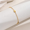 Fashionable Vintage Beach Style Brass Fringed Adjustable Anklets for Women RU9531-1-1