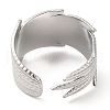 Non-Tarnish 304 Stainless Steel Open Cuff Rings RJEW-K245-82P-2