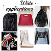   2 Meters PU Imitation Leather Tassels Trimming DIY-PH0010-44A-03-5