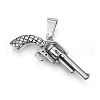 304 Stainless Steel Pendants STAS-H365-09-2