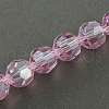 Electroplate Glass Bead Strands X-EGLA-R015-4mm-9-2