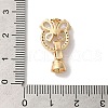Brass Micro Pave Cubic Zirconia Fold Over Clasps KK-B098-06G-01-3