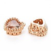 Brass Micro Pave Cubic Zirconia Charms KK-S356-773L-2