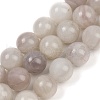 Natural Pink Rabbit Hair Rutilated Quartz Beads Strands G-H093-B05-14mm-2