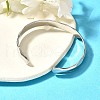 Non-Tarnish 304 Stainless Steel Cuff Bangles BJEW-K267-03P-4
