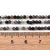 Natural Black Rutilated Quartz Beads Strands G-RM250104-C4-3