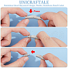Unicraftale 4Pcs 304 Stainless Steel Bayonet Clasps STAS-UN0059-07-4