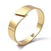 304 Stainless Steel Hinged Bangles for Women BJEW-M313-02G-1