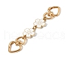 Flower Alloy Enamel Bag Extender Chains PW-WG02E6E-11-1