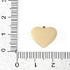 304 Stainless Steel Charms STAS-I325-136D-G-3