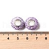 Opaque Resin European Beads RESI-C055-01-4
