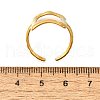 304 Stainless Steel Open Cuff Rings RJEW-M072-05G-3