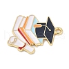 School Supplies Alloy Enamel Pandants FIND-M083-03E-G-2
