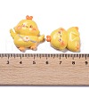Spring Theme Opaque Cute Chick Resin Decoden Cabochons RESI-B024-08-3