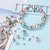 497Pcs 5 Style Rainbow ABS Plastic Imitation Pearl Beads OACR-YW0001-09A-10