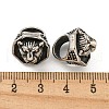 316 Surgical Stainless Steel Large Hole Beads STAS-Q326-05AS-02-3