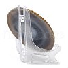 Printed Natural Agate Slice Stone Ornament DJEW-M011-02H-2