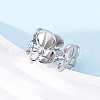 304 Stainless Steel Cuff Rings RJEW-D306-25P-5