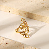 Stainless Steel Cuff Rings for Women CD9702-4-1