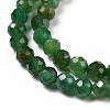 Natural Fuchsite Beads Strands G-C009-A13-4