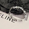 Porcelain Round Beaded Bracelets for Women WG648B1-09-1