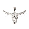 201 Stainless Steel Pendants STAS-V013-12P-1