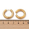 202 Stainless Steel Polishing Hoop Earrings EJEW-M106-02G-02-5