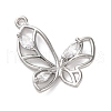 Brass Micro Pave Cubic Zirconia Pendants KK-U042-11P-04-1