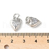 Brass Micro Pave Cubic Zirconia Pendants KK-U067-10P-04-3