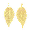 Brass Filigree Big Pendants KKC-T003-27G-1