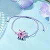 Adjustable Nylon Cord Link Bracelets BJEW-MZ00162-05-1