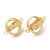 Brass Connector Charms KK-P234-16G-2