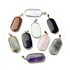 Natural & Synthetic Mixed Gemstone Pendants G-P519-04G-1