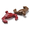 Baking Paint Acrylic Beads OACR-H022-06-2