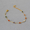 Stainless Steel Alloy Charm Anklets WG33B59-17-1