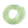 Transparent Glass Beads Strands GLAA-T032-T4mm-17-2
