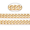 Aluminum Faceted Curb Chains CHA-N003-22KCG-2