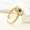 304 Stainless Steel Cuff Rings for Women RJEW-U062-02C-02G-3