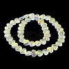 Electroplate Transparent Glass Beads Strands EGLA-R114-02A-AB02-3