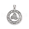 304 Stainless Steel Pendants STAS-J039-20AS-2