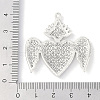 Rack Plating Alloy Enamel Pendants PALLOY-F018-28AS-01-3