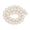 AB Color Plated Shell Pearl Round Beads Strands BSHE-XCP0001-50-3